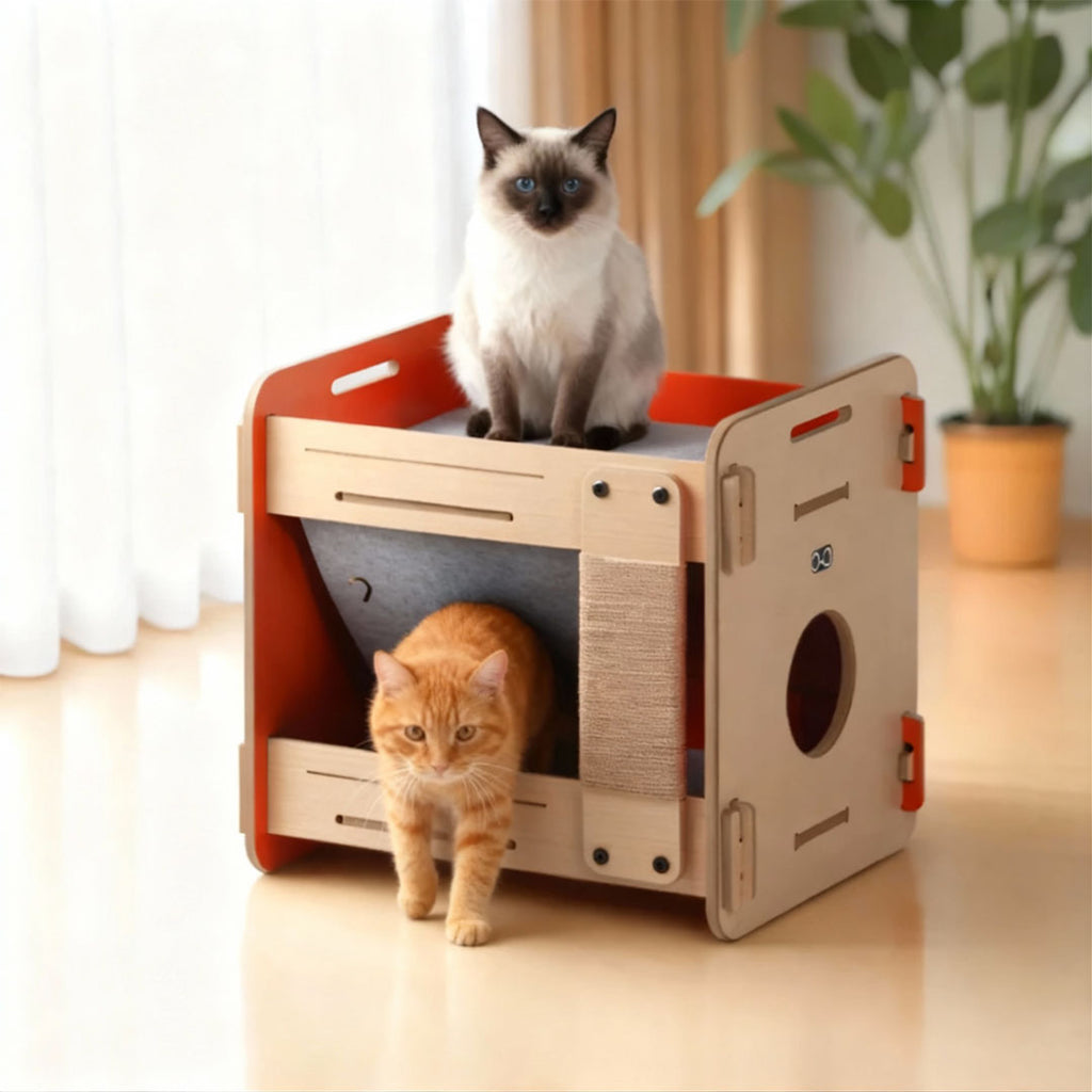 NEW AGE PET Play Structure Purr & Play Kitty Bunk Bed