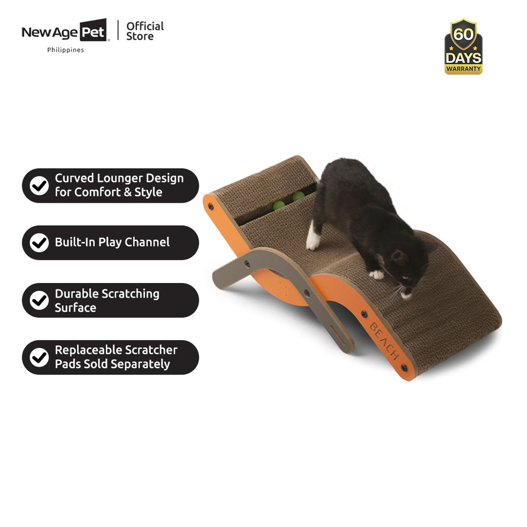 NEW AGE PET Play Structure Purr & Play Kitty Beach Chair