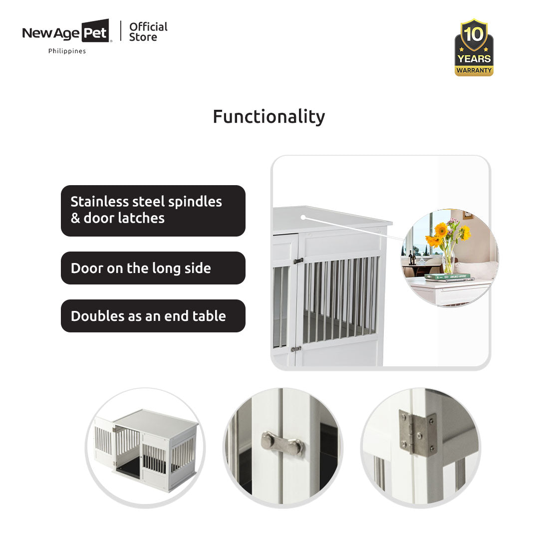 NEW AGE PET Horizon Pet Crate End Table