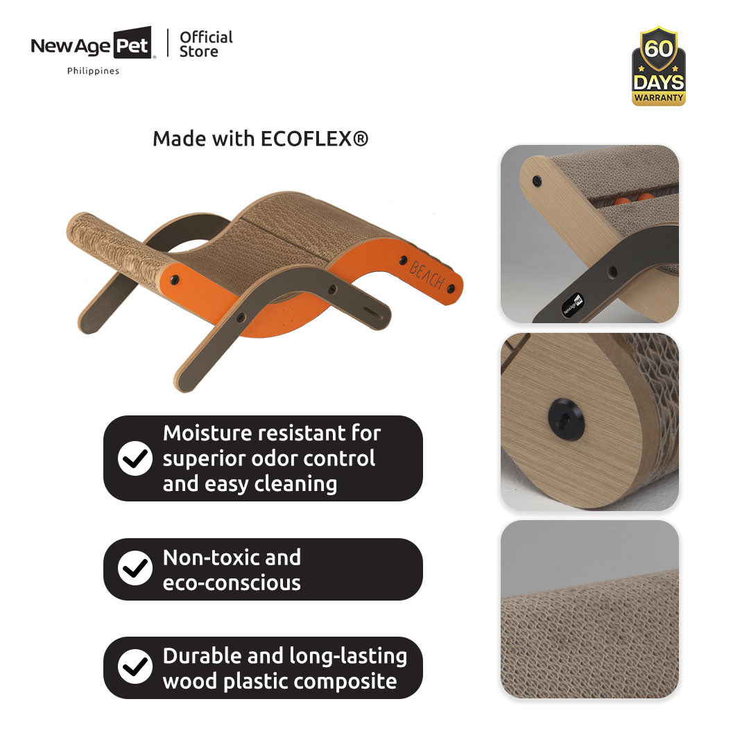 NEW AGE PET Play Structure Purr & Play Kitty Beach Chair