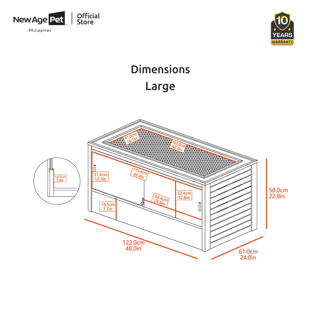 NEW AGE PET Mojave Reptile Lounge House