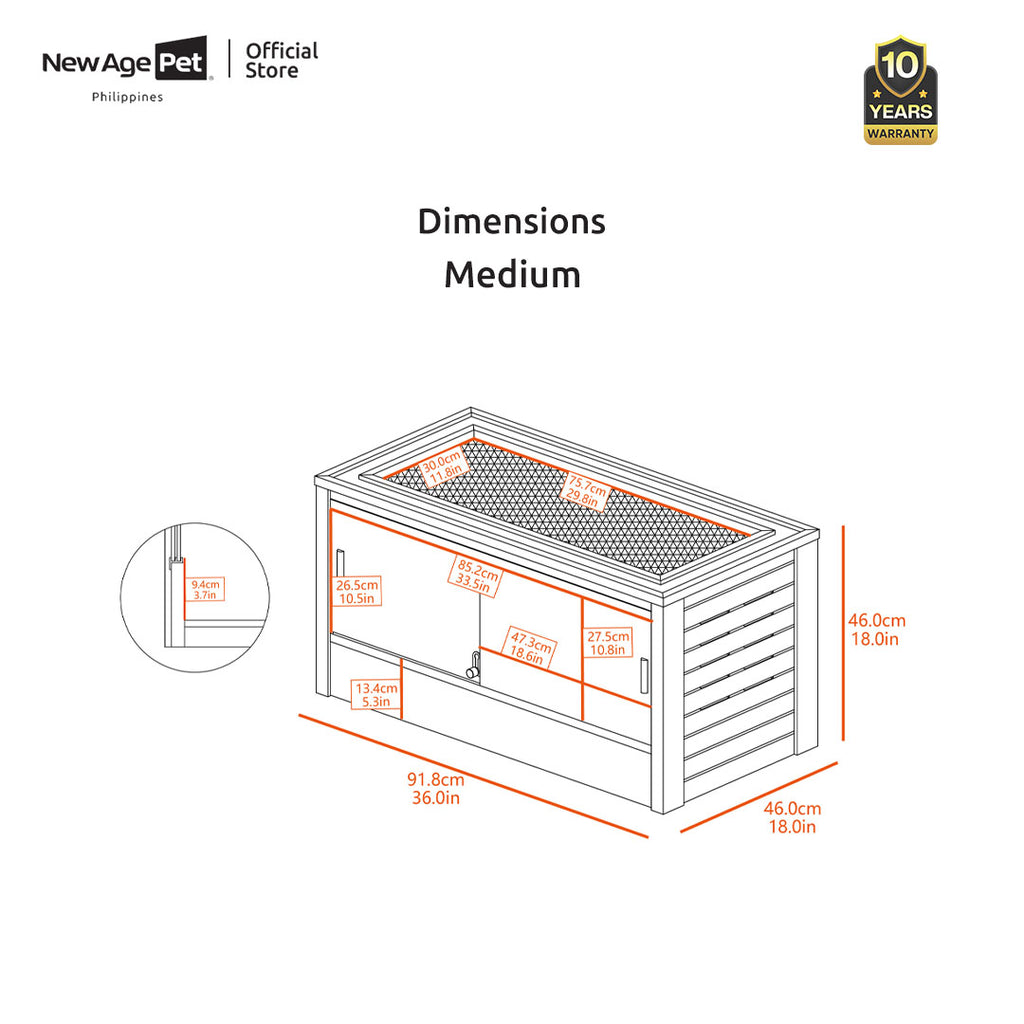 NEW AGE PET Mojave Reptile Lounge House