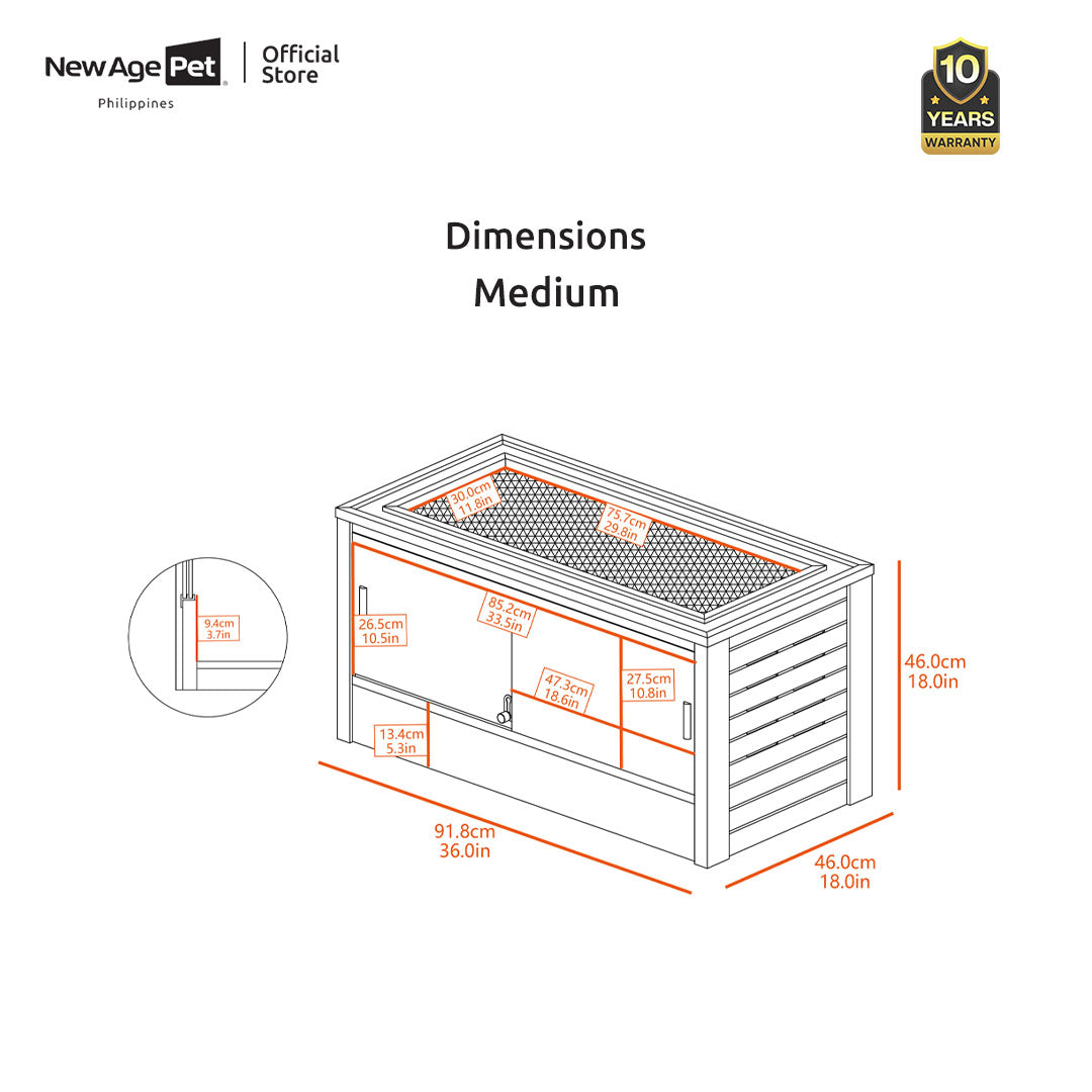 NEW AGE PET Mojave Reptile Lounge House