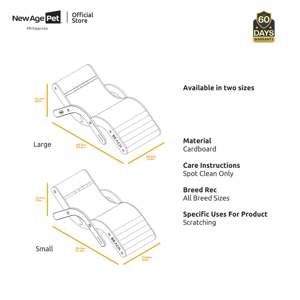 NEW AGE PET Play Structure Purr & Play Kitty Beach Chair