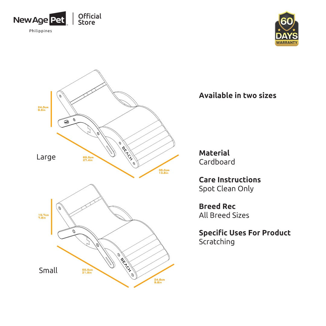 NEW AGE PET Play Structure Purr & Play Kitty Beach Chair