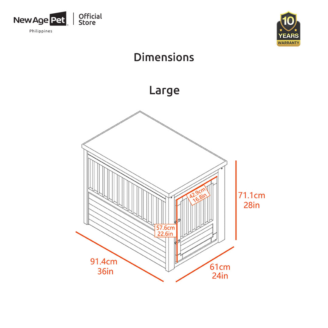 NEW AGE PET InnPlace™ Dog House Crate End Table
