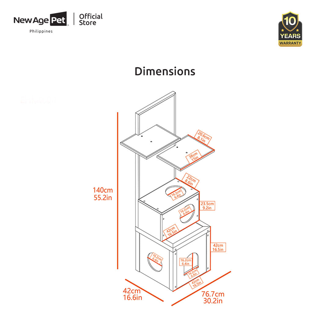 NEW AGE PET Kitty Klimber™ Cat Condo