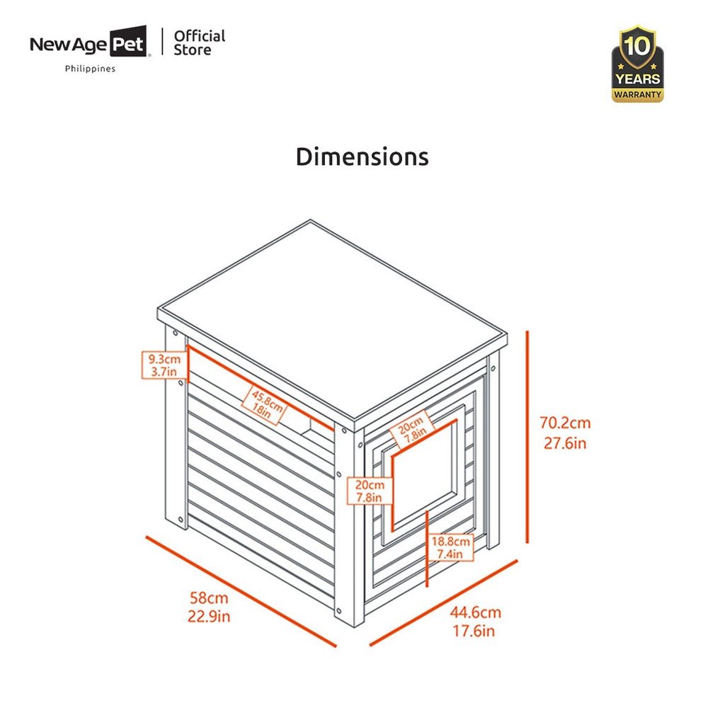 NEW AGE PET Jumbo LitterLoo® Cat Litter Box End Table