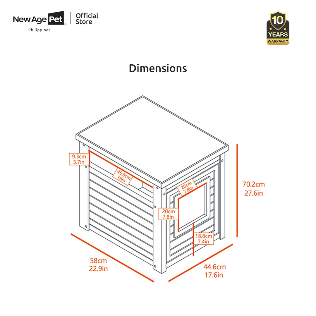 NEW AGE PET Litter Loo® Litter Box Cover End Table