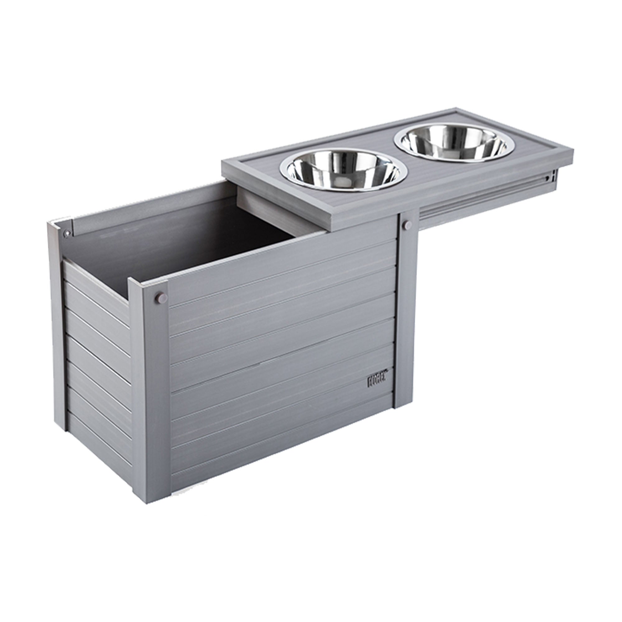 NEW AGE PET Piedmont Pet Diner Feeder Dog Bowl