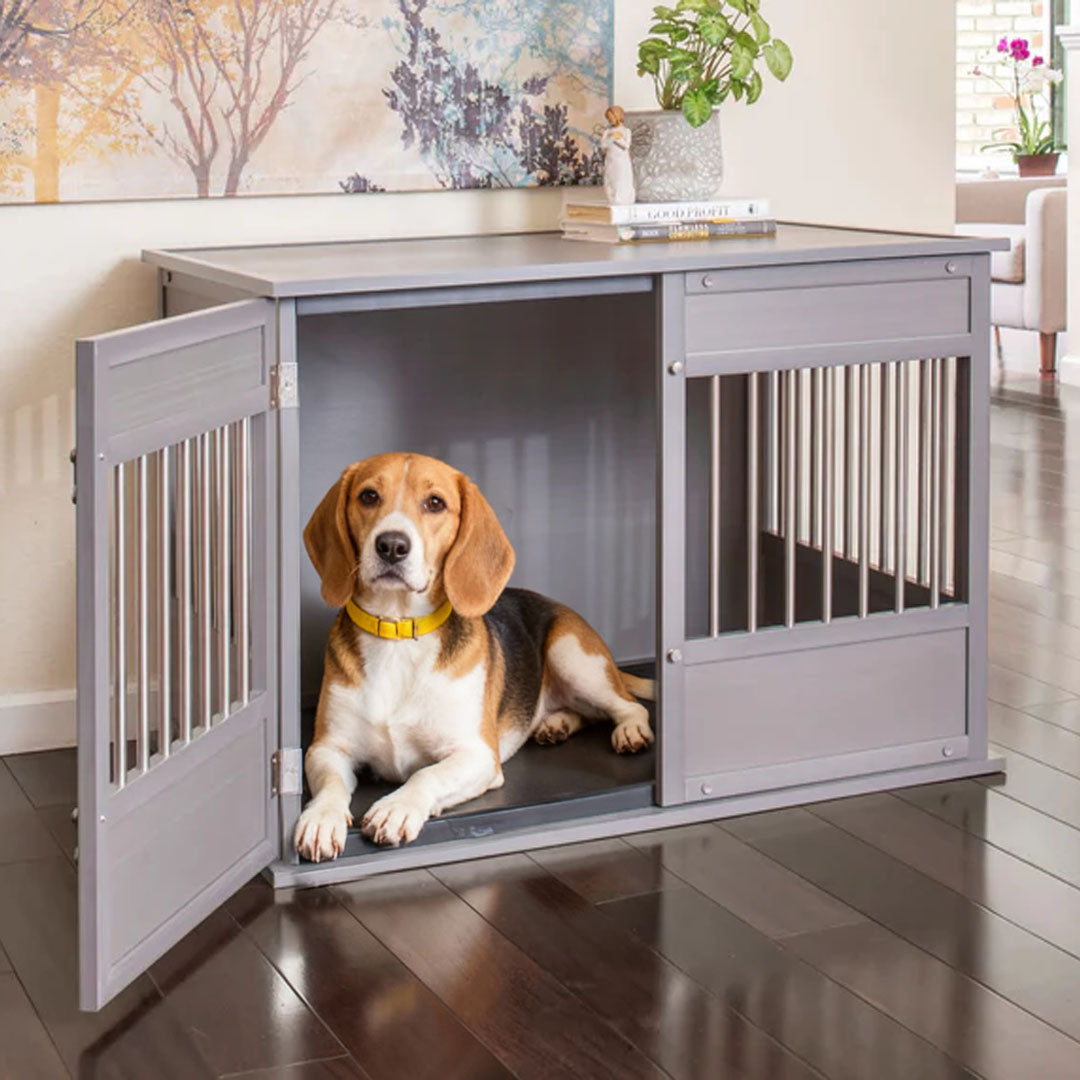 NEW AGE PET Horizon Pet Crate End Table