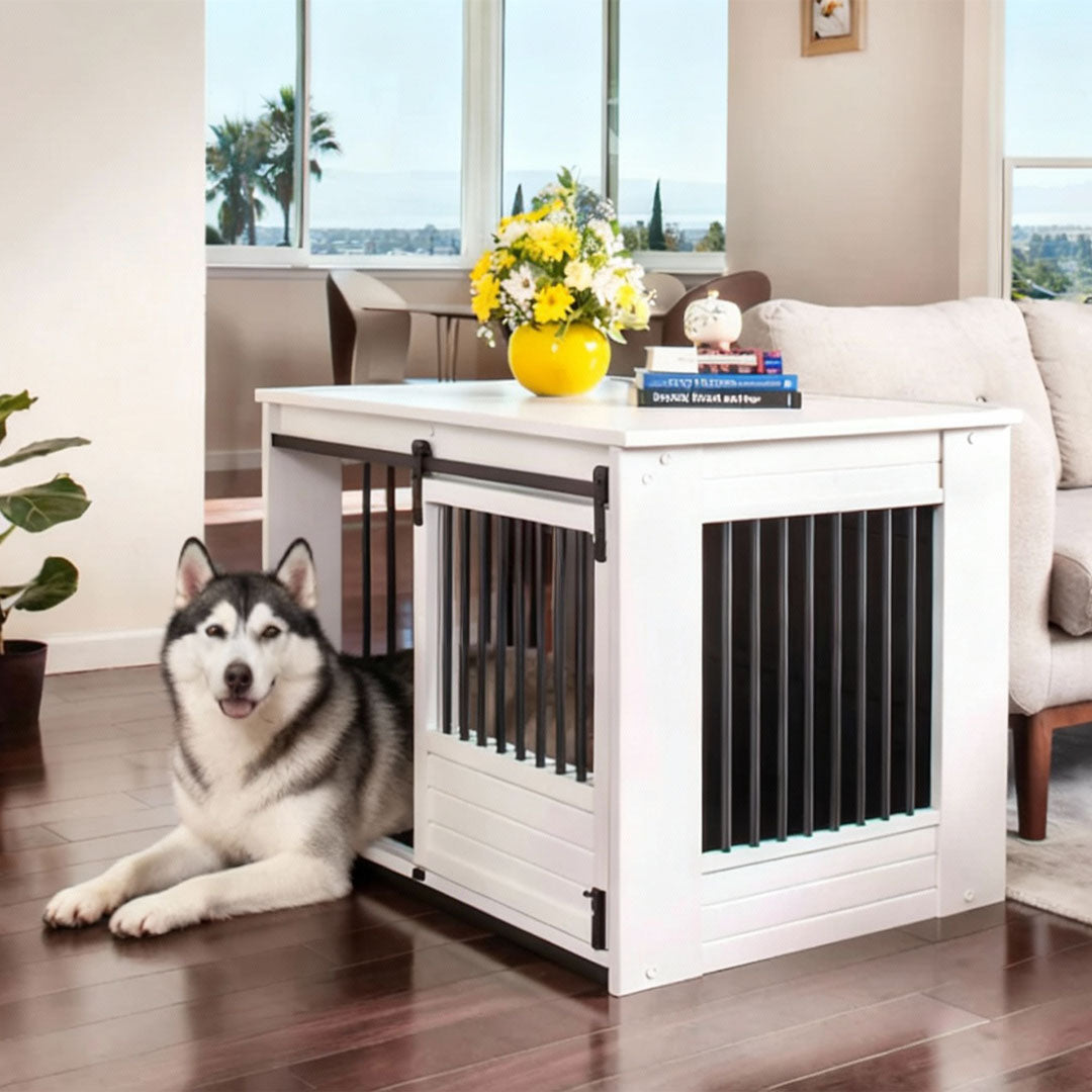 NEW AGE PET Sliding Barndoor Dog Crate